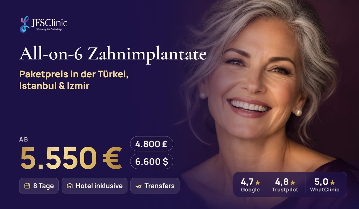 All on six Zahnimplantate