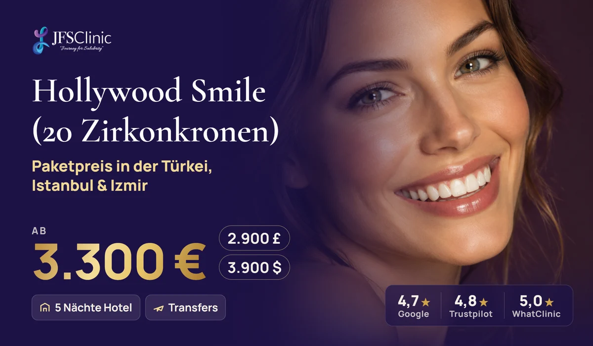 Hollywood Smile Rundum-Paket Türkei