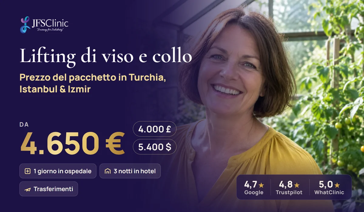 Pacchetto lifting di viso e collo