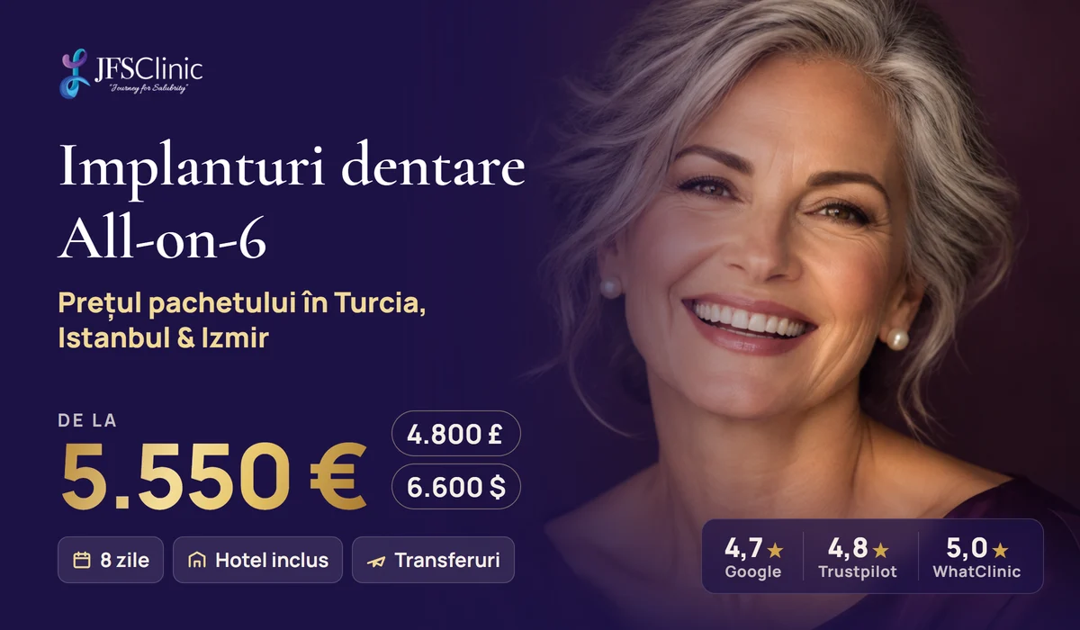 implanturi dentare all on six Turcia