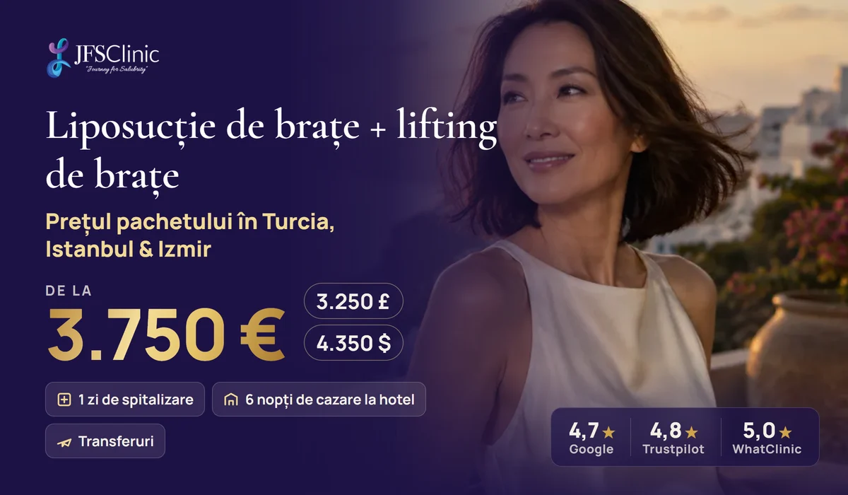 Lifting de brațe vacanță în Turcia