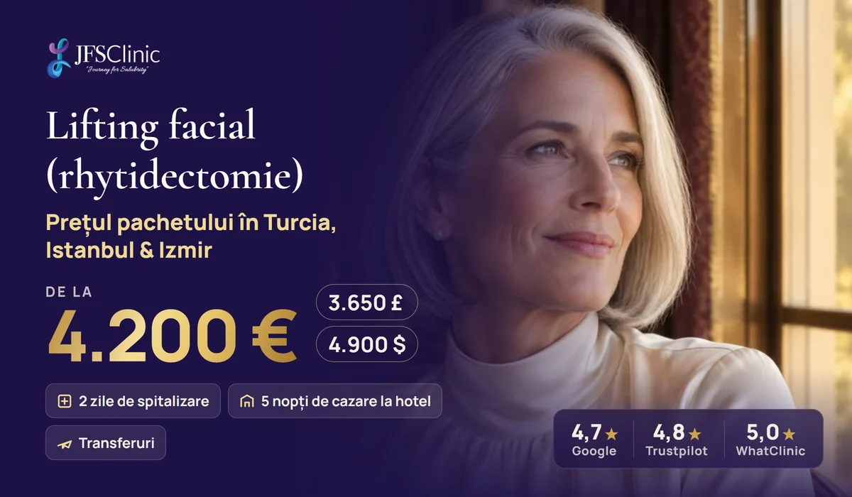 Lifting facial vacanță Turcia